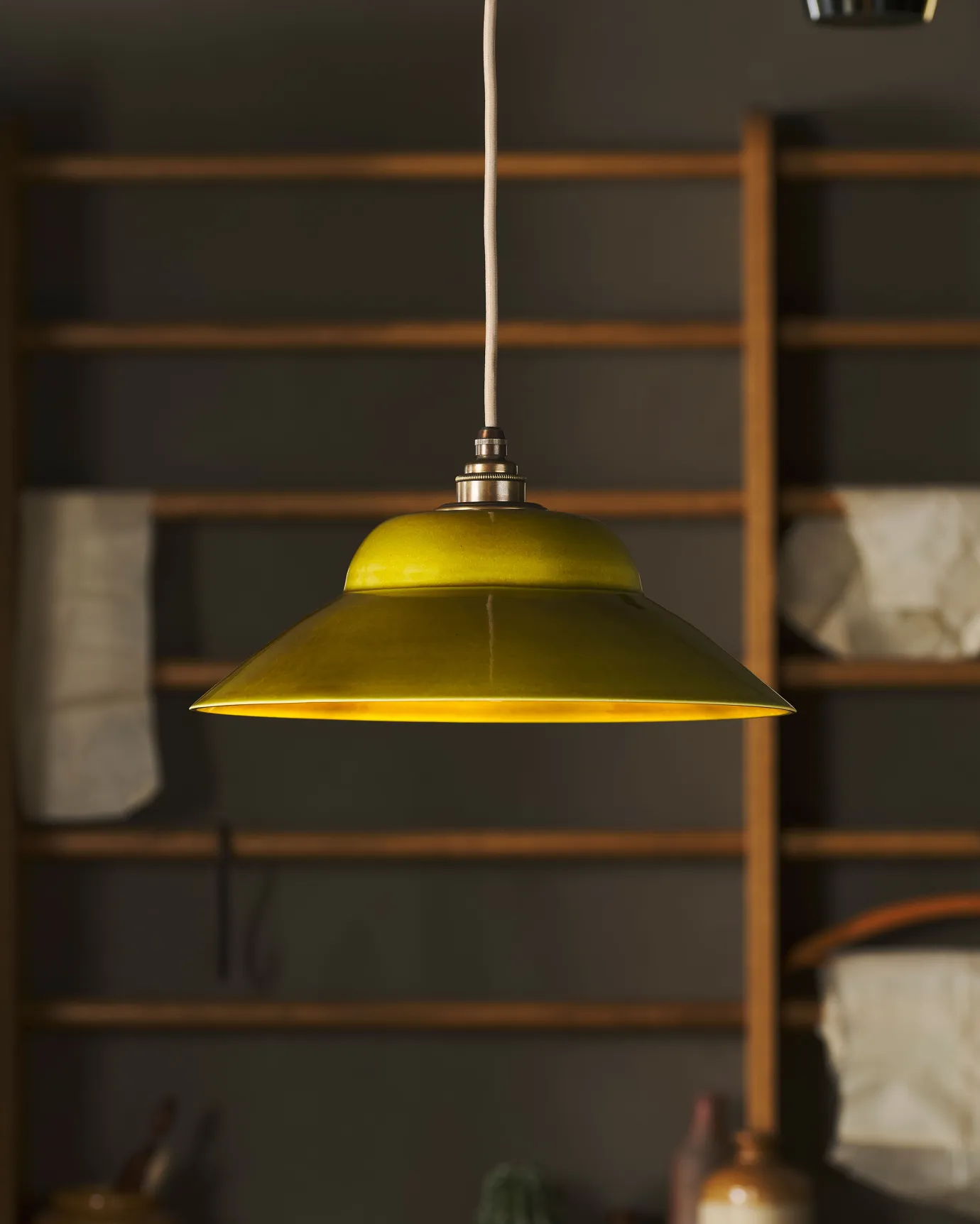 The Chartreuse Bonnet Pendant Light | deVOL Kitchens